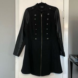 Torrid Black Military style coat.